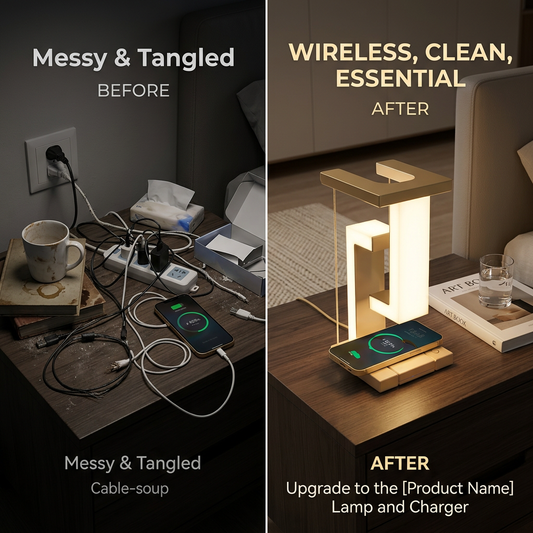 ✨ Floating Lamp  A fascinating magnetic technology that impresses everyone